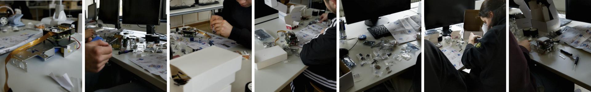 Beispielfahrzeug im Labor für intelligente Systeme